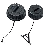 Euros Oil Cap + Fuel Cap Fit for STIHL 066 MS660 Chainsaw Parts Replace OEM 0000 350 0509/0000 350 0520