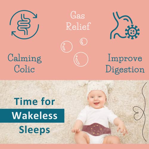 Baby Colic and Gas Relief for Newborns 100 Cherry Seed Heated Tummy