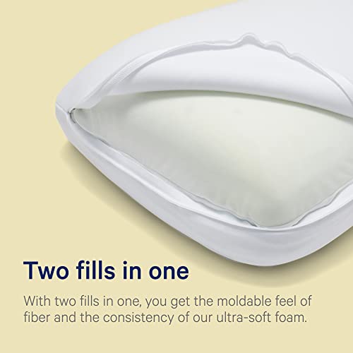 Casper Hybrid Pillow for Sleeping, Standard, White Pricepulse