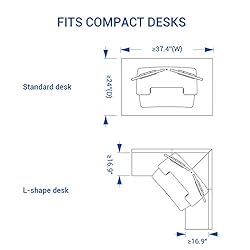 FLEXISPOT Motorized Standing Desk Converter