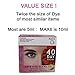 MAX6 Eyelash & Brow Dye/Tint Kit Permanent Mascara (Black) with accessories