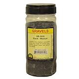 JTT Scenery Products Ballast and Gravel, Black, Medium