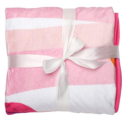 image for Born Curious Baby Milestone Blanket Girl | Baby Girl Monthly Milestone