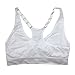 Coobie Seamless Fusion Racer Back Sports Bra for Women (One Size, White)