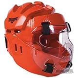 ProForce Thunder Full Headgear w/ Face Shield - Red - X-Large