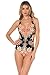 Becca by Rebecca Virtue Women's Southern Belle One Piece Plunge Swimsuit