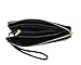 Humble Chic Vegan Leather Wristlet Wallet Clutch Bag - Small Phone Purse Handbag, Black