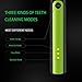 Joincare Electric Toothbrush Power Rechargeable, E1 Professional 3 Cleaning Modes White Clean Sensitive Sonic Electric Toothbrush for Adult (black+green)
