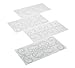 Cake Boss Decorating Tools 4-Piece Classic Fondant Imprint Mat Set, Clear