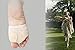 MIKIBANA Women's Girls Half Sole Dance Shoes Lyrical Bare Foot Thong Dance PAW Shoes Ballet Shoes Fitness