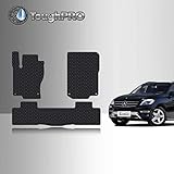 ToughPRO Mercedes-Benz GLE Class Floor Mats 4pcs Set- All Weather - Heavy Duty - Black Rubber - (2016-2017-2018-2019)
