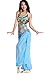 ZLTdream Lady's Belly Dance Chiffon Banadge Top and Lantern Coins Pants