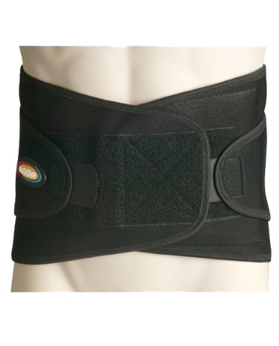 Maxar Airprene (Breathable Neoprene) Sport Belt (Lumbo-Sacral Support), Medium, Black