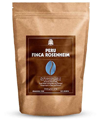 Henry´s Kaffee - Peru Finca Rosenheim 1000g - kräftige Röstarmonen - erlesene Qualität - Handwerklich in Deutschland…
