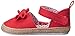 Luvable Friends Unisex Baby Crib Shoes, Red Espadrilles, 6-12 Months
