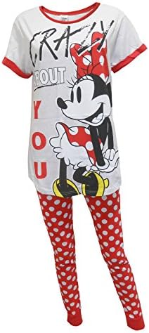 Disney Minnie Mouse Crazy Ladies 2-Piece Pajama Set