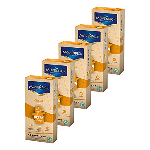 MÖVENPICK CREMA LUNGO Kaffeekapseln 5 x 10 Kapseln Sparset