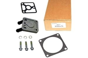 BRITPART FOR LAND ROVER ALLMAKES/BRITPART REPAIR KIT THROTTLE BODY HEATER PLATE MGM000010 WITH THROTTLE BODY GASKET ERR6623 COMPATIBLE WITH LAND ROVER DISCOVERY 2 1999-2004 4.0/4.6L BOSCH ENGINE MANAGEMENT SYSTEM