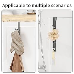 niffgaff 8 Hook Over The Door Hooks, Vertical Over