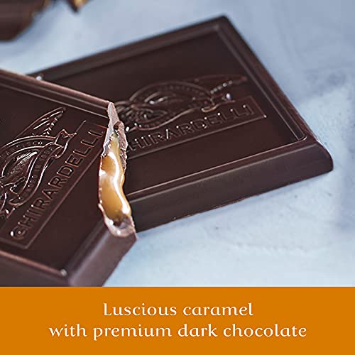 Ghirardelli Dark and Caramel Sea Salt, Chocolate Squares, 5.32 oz