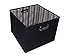 Alexi Ricci Black 11Hx11Wx11D Folding Storage Bin Orginization with Style