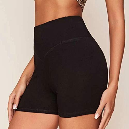FDBZJP Womens Shorts High Waist Yoga Shorts Biker Shorts for Women Yoga Pants for Women Exercise Running Shorts Black