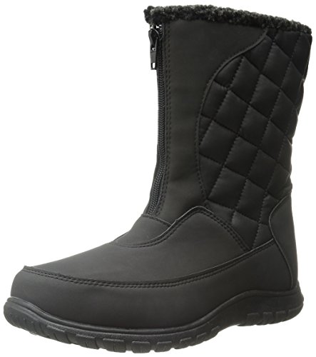 Totes Women's Amanda Cold Weather Boot, Black, 8 M US