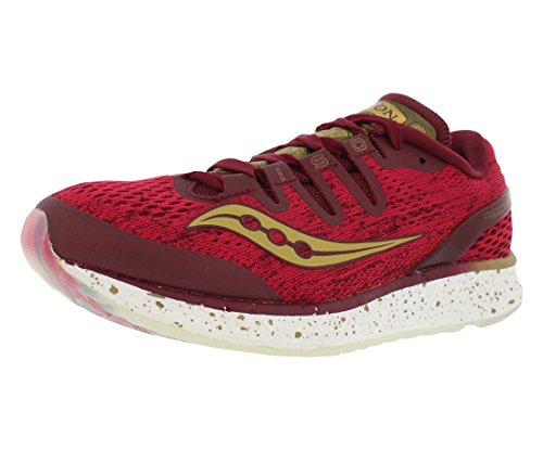Saucony Freedom ISO Women's Running Shoes Size US 6.5, Regular Width, Color Red/Yellow
