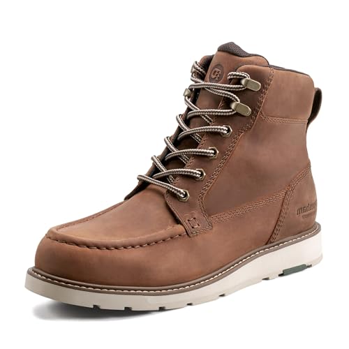 Dunham Men’s Brisco Waterproof Boot Ankle, Natural Leather, 8 X-Wide