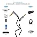 CableCreation Aux Cable, 6FT/1.8M Flat 3.5mm Auxiliary Audio Stereo Cord 90 Degree Right Angle Compatible with Car, Home Stereos, Headphones, iPod iPhone iPad, Smartphone, MP3 Player, Black