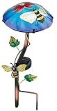Regal Art &Gift Solar Mushroom Stake, Bee