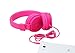ONTA Kids Headphones for Boys Girls - Child Student Headset Wired Plug Toddler Earphones School Teen on Ear for Ipad | Computer | Smart Phone | Amazon Fire Tablet | Laptop | Plane Travel | Game, Pink