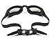Swimming Goggles with Premium Case, Nose Clip, Ear Plugs - Pro Performance Adult Triathlon Swim Goggle with 100% UV Protection and Anti Fog Technology for Men and Women - NEW DESIGN!