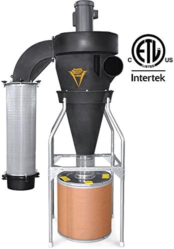 Oneida 3HP V-3000 HEPA Dust Collector 35 Gal Freestand Leather Bound