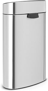 Brabantia Touch Bin New Recycle 10L 23L Inner Matt Steel Fingerprint Proof view 2