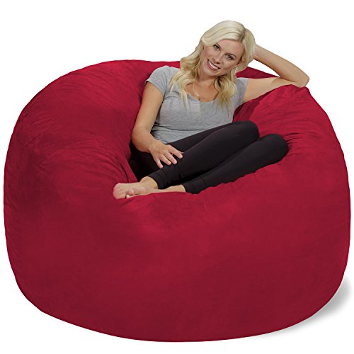 Chill Sack Bean Bag Chair Giant 6' Memory Foam Furniture Bean Bag Big Sofa with Soft Micro