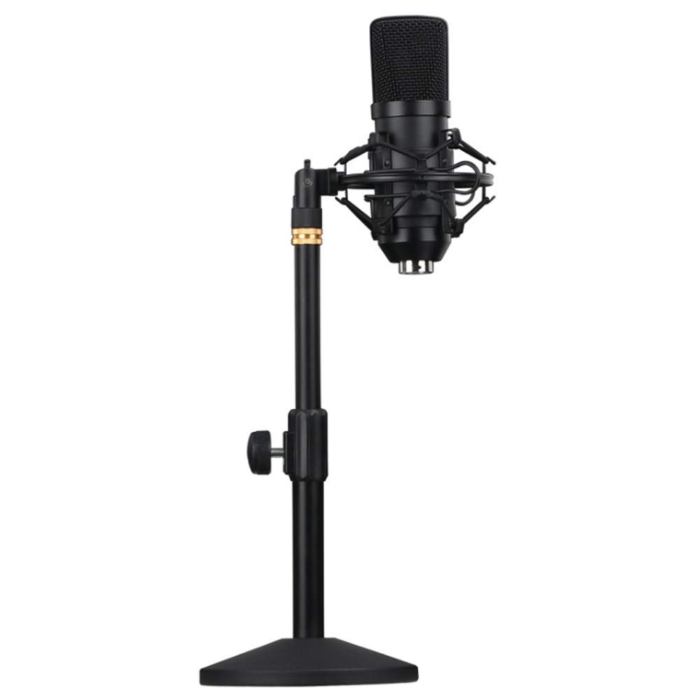FMOGE USB Microphone, Live Karaoke Anchor Microphone Stand Sound Card Set, Bm800 Recording Microphon