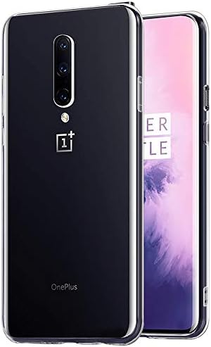 AhaSky Transparent TPU Case Compatible with OnePlus 7 Pro, Transparent Soft Silicone TPU Gel Case, Bumper Protective with Slim Protection and Premium Clarity Case for OnePlus 7Pro