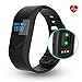EIISON Fitness Tracker with Heart Rate monitor E5S Activity Watch Step Walking Sleep Counter Wireless Wristband Pedometer Exercise Tracking Sweatproof Sports Bracelet for Android and iOS