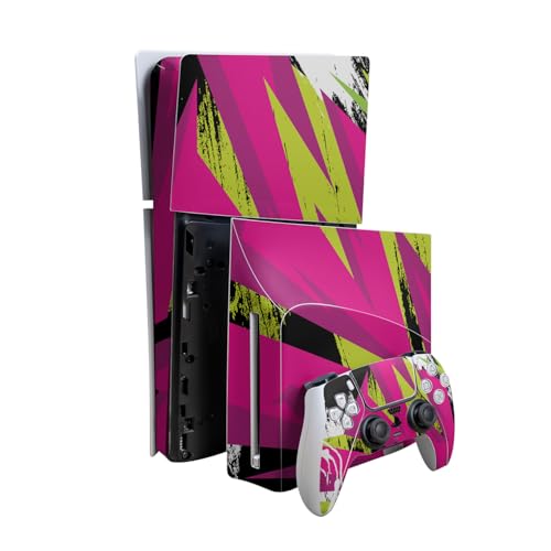 Skin Compatible with PlayStation 5 Slim Digital Edition Bundle + Disc Drive for…