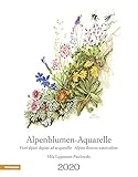 Alpenblumen-Aquarelle Kalender 2020 by 