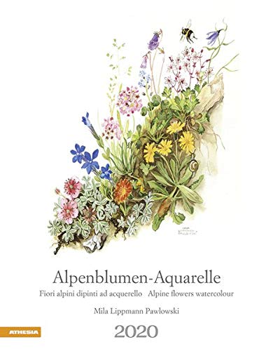 Alpenblumen-Aquarelle Kalender 2020 by 