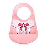 Little Dimsum Baby Waterproof Bibs Silicone Bib for Babies and Toddlers with Various Styles Little Princess