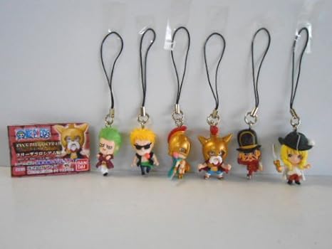 Amazon ワンピースストラップ コリーダコロシアム編 6種 Onepiece全6種 1 剣闘士ルーシー ルフィ 2 美しき海賊団 アニメ 萌えグッズ 通販