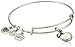 Alex and Ani Women's Apple of Abundance Charm Bangle Russian Silver Finish One Size