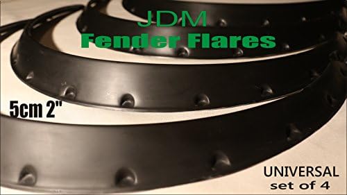 5 cm 2" 13 mounting points JDM Fender Flares Fiberglass UNIVERSAL (set of 4)