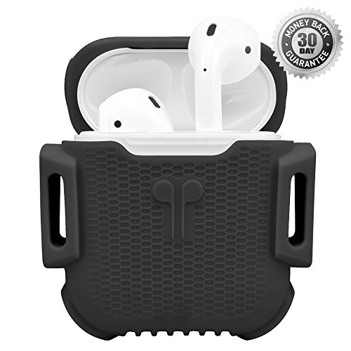 image for Deke Home AirPod Case with strap. Full Protective Cover Portable Silic