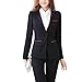 Women's 2 Piece Slim Fit Suits Set for Business Office Lady Blazer Jacket Pants