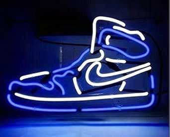 Queen Sense 14 Blue Air Boot Sneakers Shoe Neon Sign Acrylic Handmade Man Cave Beer Pub Bar Wall Decor Lamp Light Wb90 Amazon Com