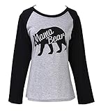 Womens Long Sleeves Raglan Sleeve Splice Pullover Shirt Top Casual Hoodie Sweatshirt